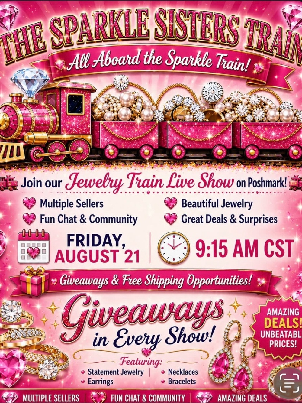 ⭐️⭐️⭐️⭐️The Sparkle Sisters Train⭐️⭐️⭐️⭐️ - Picture 1 of 2